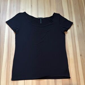 Black Short Sleeve Top